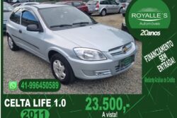 Chevrolet Celta Cinza